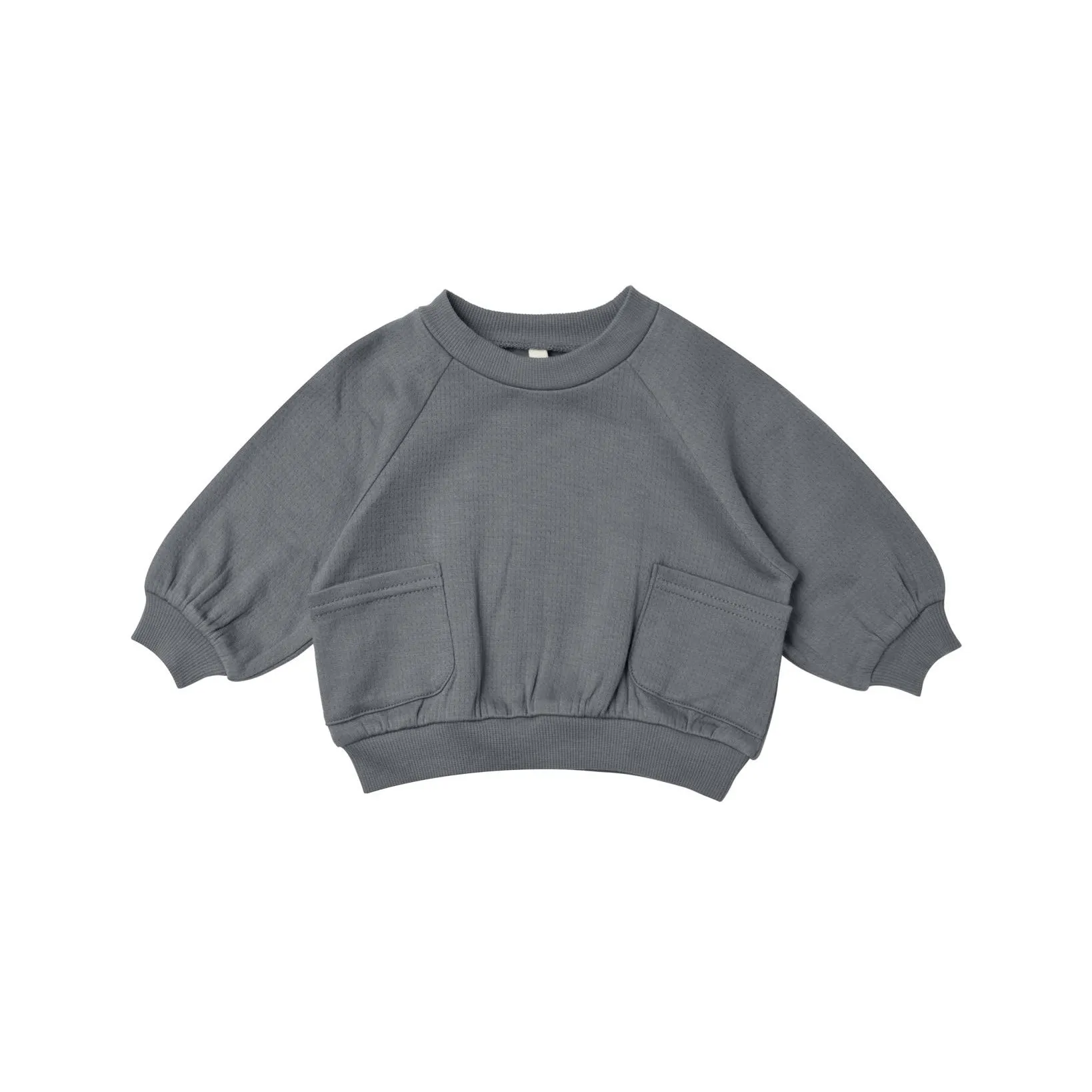 Quincy Mae Pocket Sweatshirt - Navy