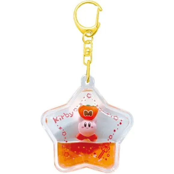 Tsunameez Floating Tomato Kirby Orange Water Keychain Figure