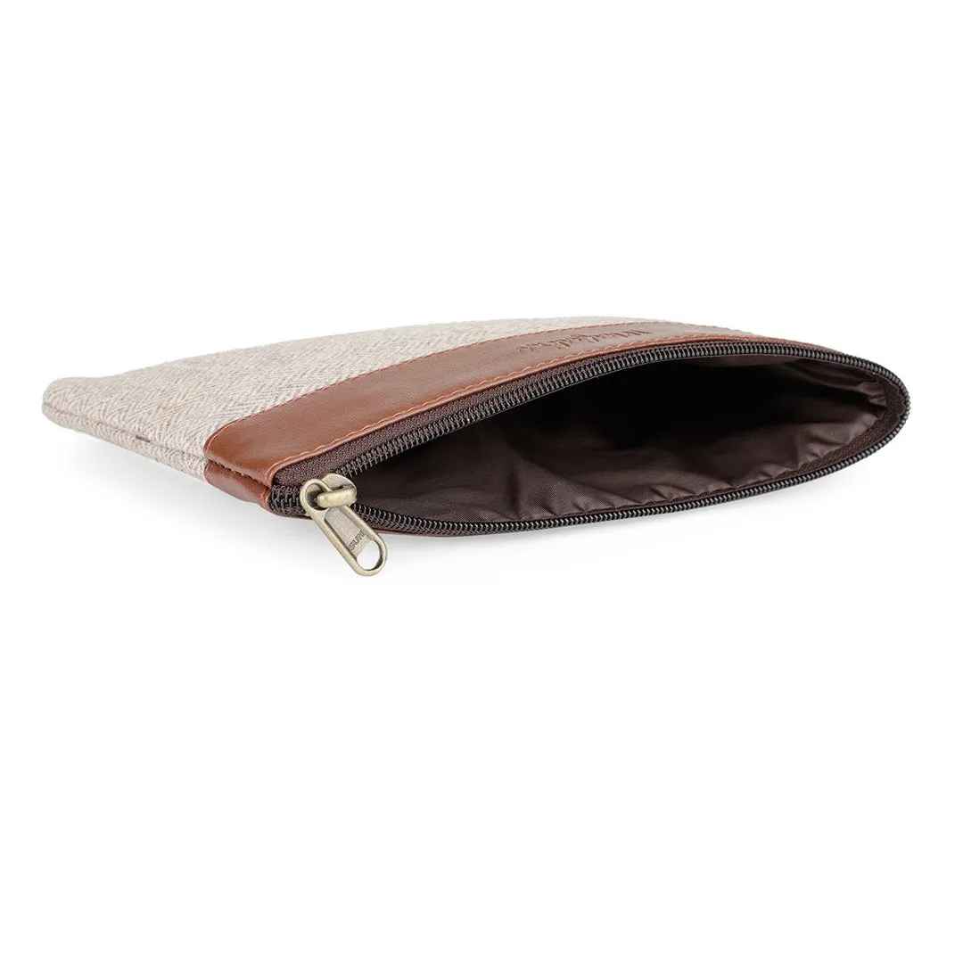 Vegan & Tweed 15.6 Inch Laptop Messenger Bag with Pouch - Old School