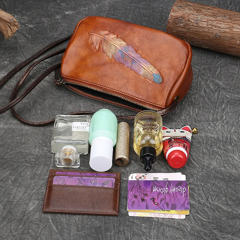 Vintage Handmade Women Leather Samll Bag 9059