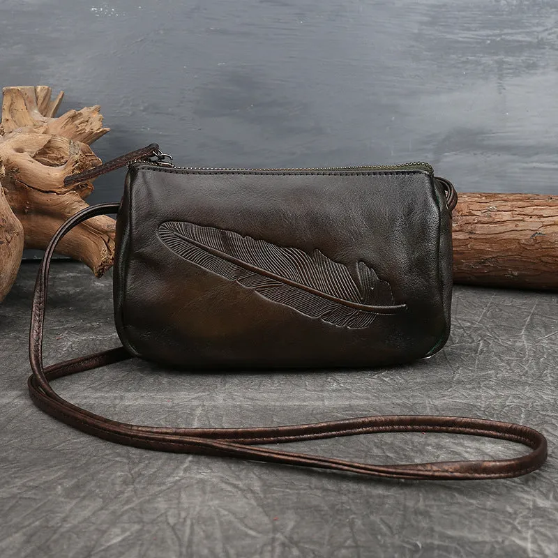 Vintage Handmade Women Leather Samll Bag 9059