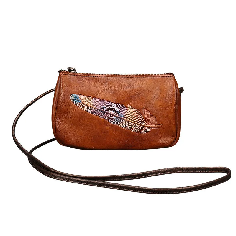 Vintage Handmade Women Leather Samll Bag 9059