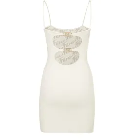 White Viscose Dress
