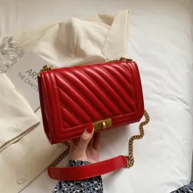 Women's Bag New Summer Fashion Small Fragrance Style  Diamond Chain Single Shoulder Crossbody Bag Small Bag