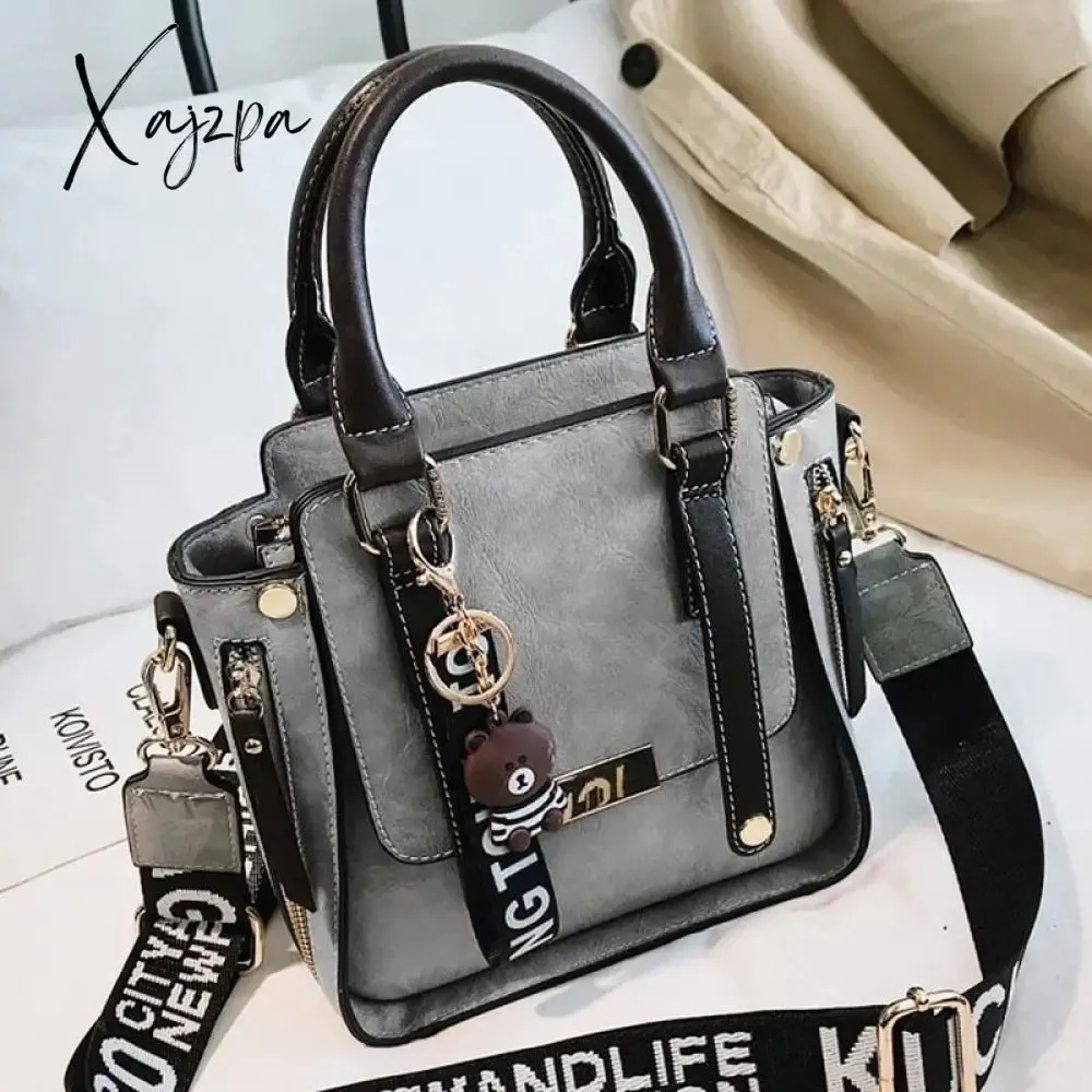 Xajzpa - Women Girl Bag Fashion Handbag Lady Women's Shoulder Bag Crossbody Bags For Girl Messenger Bags High Quality Leather