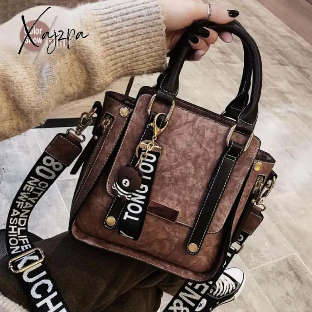 Xajzpa - Women Girl Bag Fashion Handbag Lady Women's Shoulder Bag Crossbody Bags For Girl Messenger Bags High Quality Leather