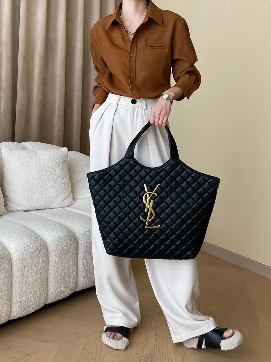 YSL Saint Laurent Icare Maxi for Shopping, Beach, and Everyday Fashion 4486